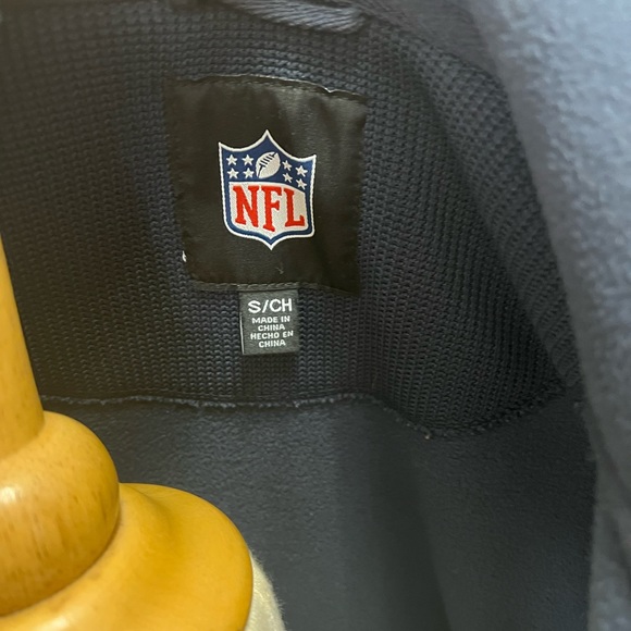 - NFL CHICAGO BEARS WAFFLE WEAVE FLEECE LINED COAT SZ SMALL - Picture 3 of 8